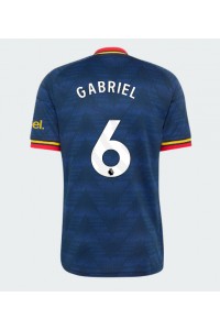 Arsenal Gabriel Magalhaes #6 Jalkapallovaatteet Vieraspaita 2026-27 Lyhythihainen